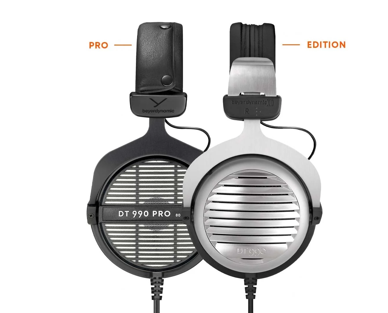 beyerdynamic DT 990 PRO und DT 990 Edition nebeneinander