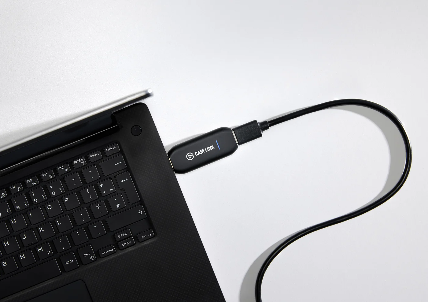 Elgato Cam Link 4K per USB an einem Notebook