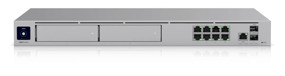 Ubiquiti UniFi Dream Machine Pro Max (UDM-Pro-Max) — 10G-Gateway mit Videoaufzeichnung