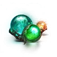 Legendärer Edelstein mit 2 Sternen