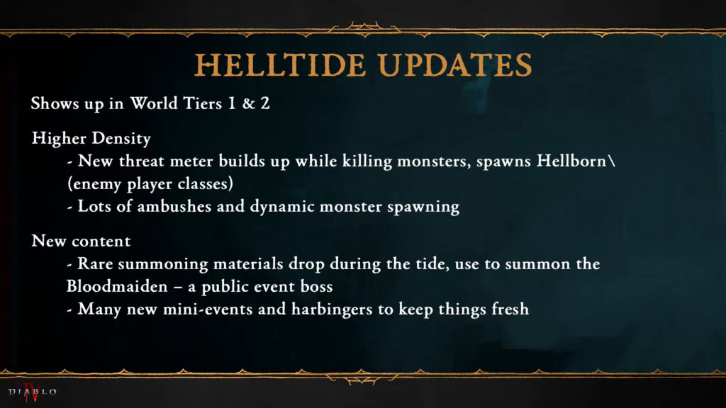helltide updates