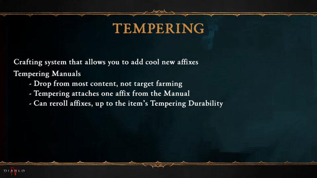 tempering