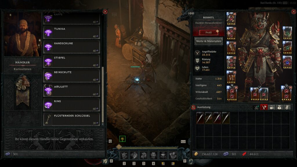 Kuriositätenhändler Diablo IV